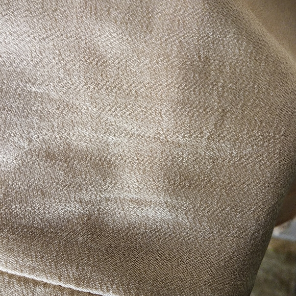 Zara wrap blouse, beige, cream satin blouse, tag - Picture 9 of 10